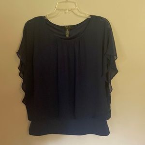 Navy blue blouse